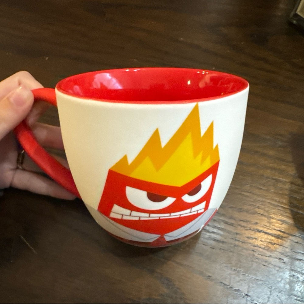 Disney Pixar Inside Out 2 DON'T PUSH MY BUTTONS!  Soft Touch Ceramic ~16 oz Mug - Picture 2 of 3
